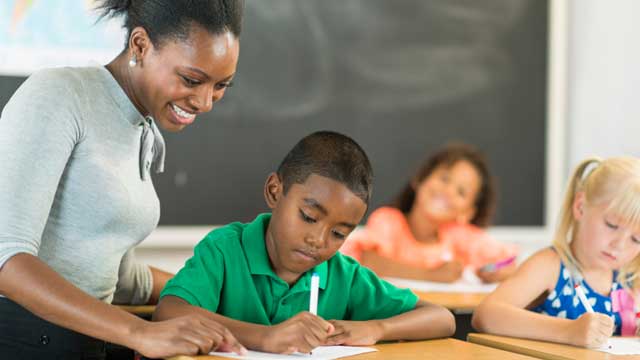 Students and Teacher Students and Teacher graphic